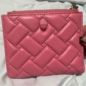 Kurt Geiger quilted leather bifold wallet